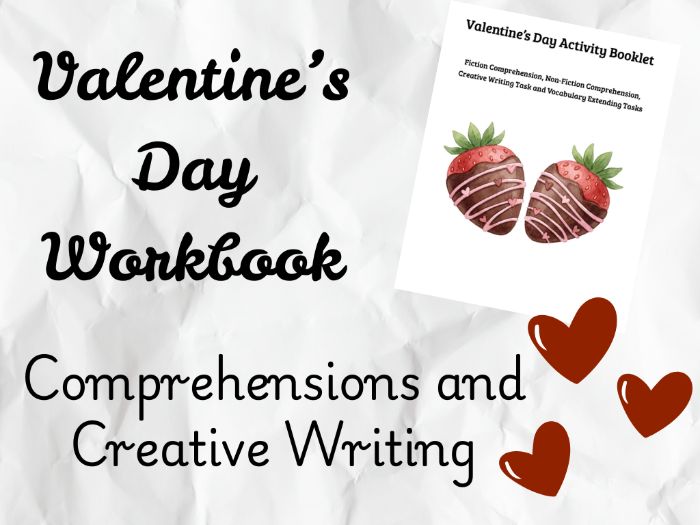 Valentine’s Day English Lesson – KS3| Reading Comprehension, Creative Writing & Non-Fiction
