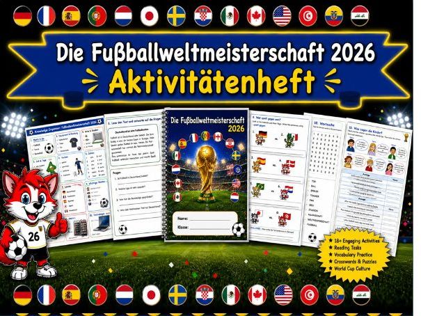German World Cup 2026 activities booklet