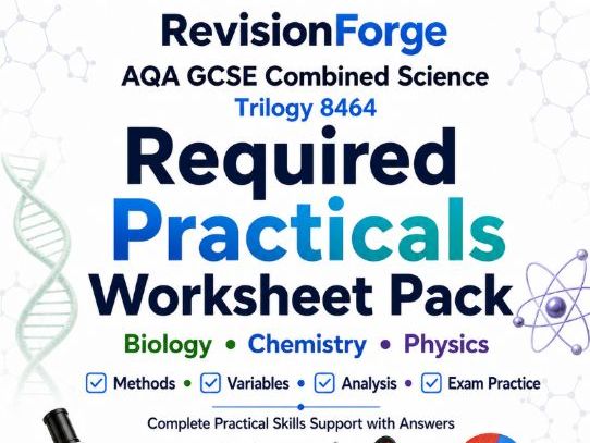 AQA Trilogy Required Practicals Worksheets + Answers