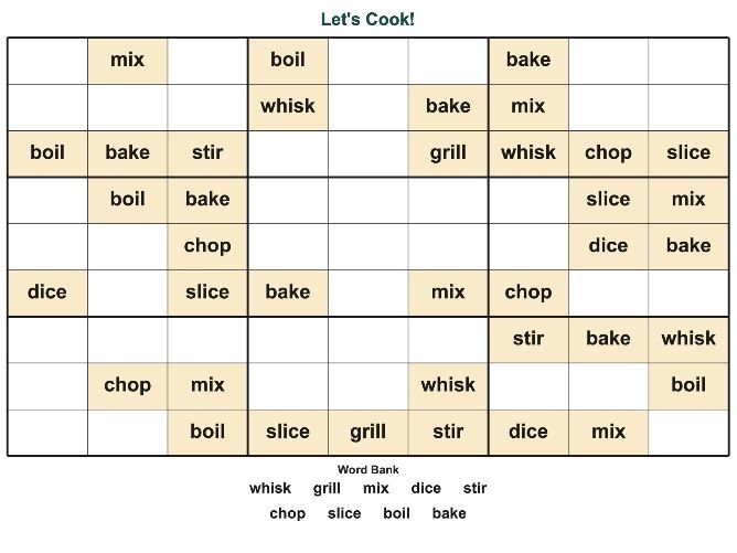 Word Sudoku Generator
