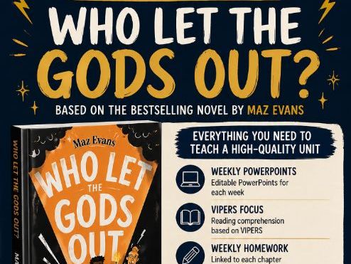 Class Novel: Who Let The Gods Out