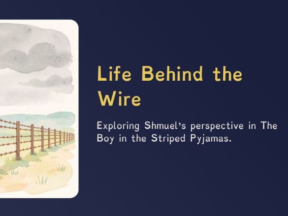 Boy In the Stripped Pyjamas - Lesson 5