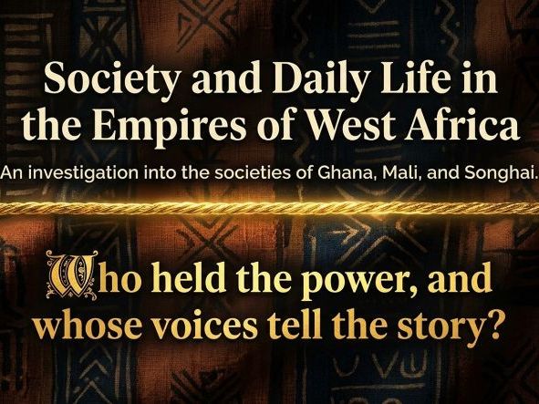 Ancient Africa – Society and Daily Life (Year 7 History) Lessons and Activities