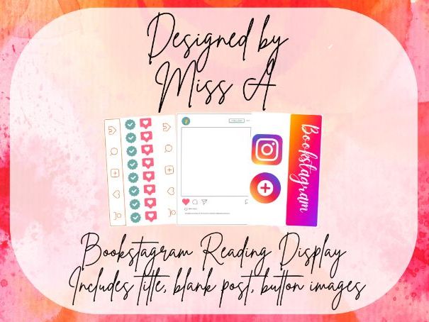 Bookstagram Reading Display