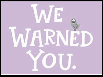 Don't Feed the Coos Teaching Sequence - Letter of Warning