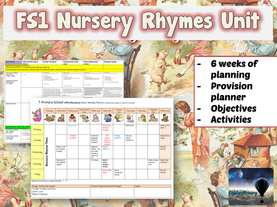 Nursery rhyme resources for EYFS Tes