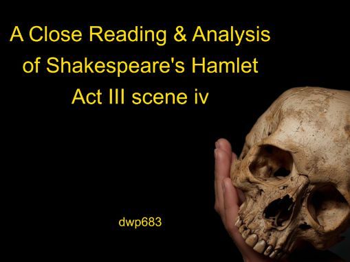 TES Shakespeare's Hamlet Act III scene iv