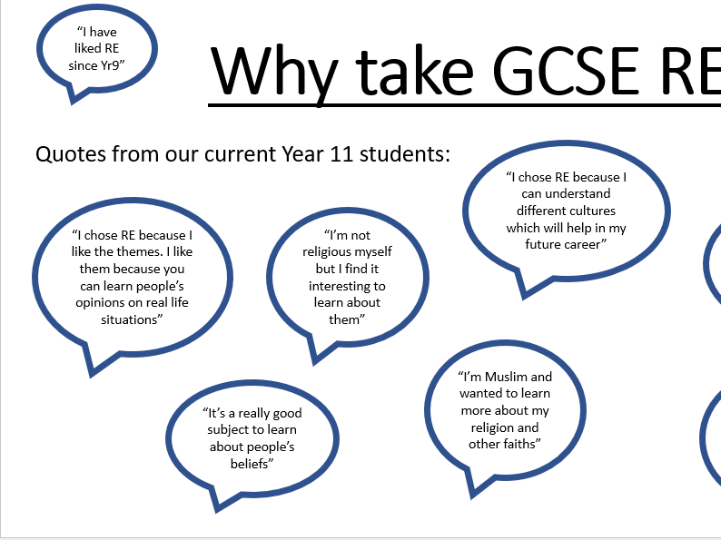 Why Study GCSE RE & Sociology? – Options / Taster Lesson (KS3–KS4)