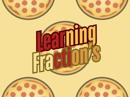 Pizza Fractions Flashcards | Math Vocabulary Cards Fraction Activity
