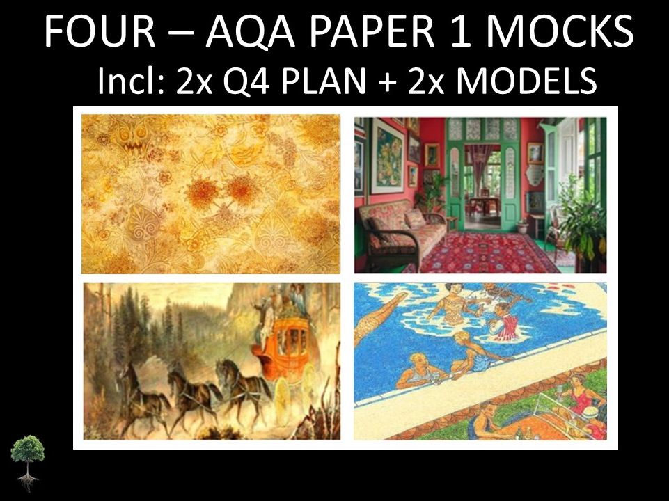 FOUR- AQA PAPER 1 | 2026 FULL MOCKS | Q4 PLAN | MODELS