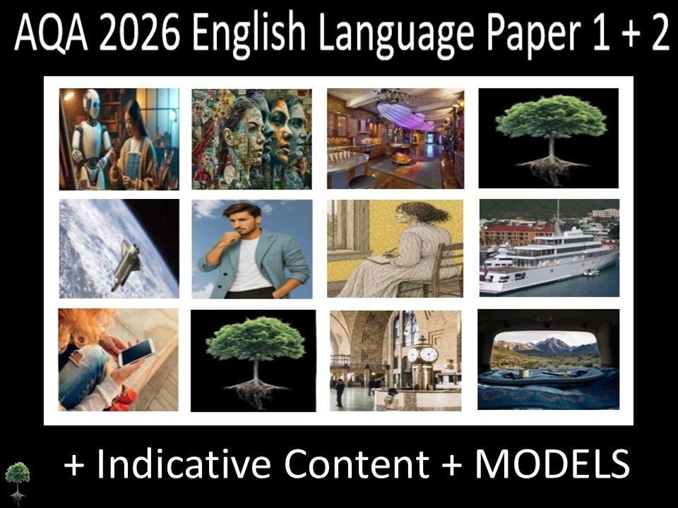 Ten AQA 2026 English Language Paper 1 + 2 Mocks | MODELS