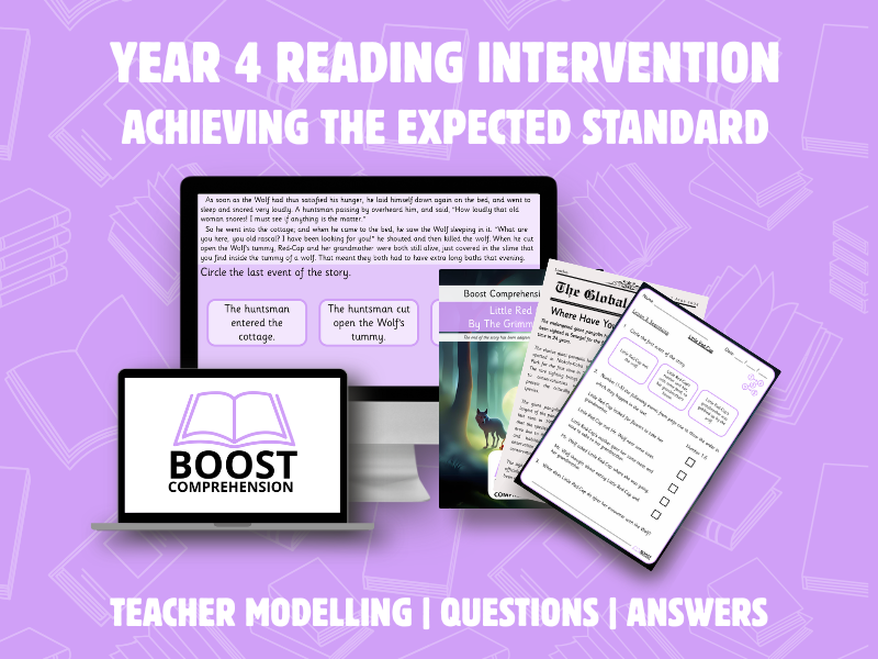 Year 4 Reading Intervention – Achieving Expected