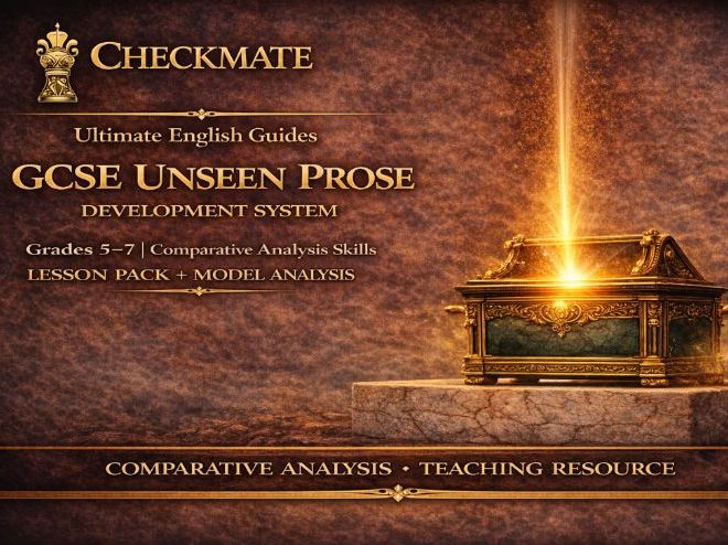 GCSE Unseen Prose Comparative Analysis | Grade 5–7 | Lesson Pack + Model Analysis
