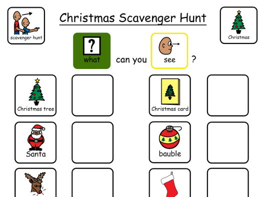 Christmas Scavenger Hunt 1