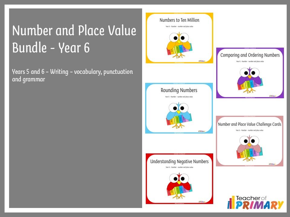 Number and Place Value Bundle - Year 6