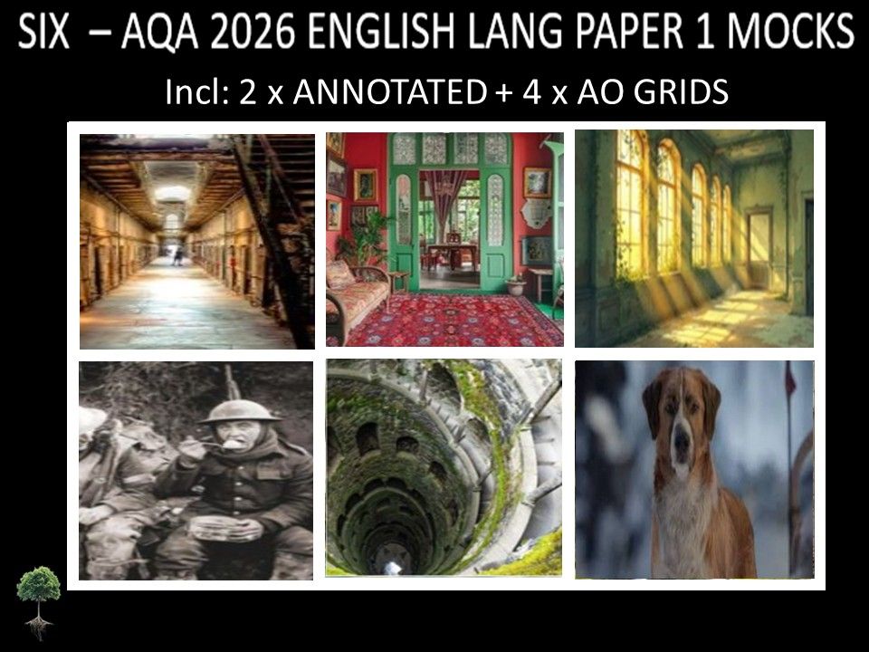 SIX - AQA PAPER 1 | 2026 FULL MOCKS | ANNOTATED | AO GRIDS