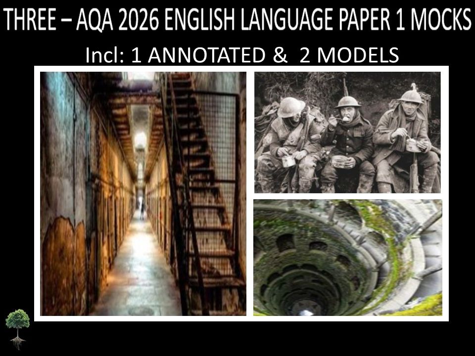 THREE  - AQA PAPER 1 |2026 FULL MOCKS |ANNOTATED | MODELS