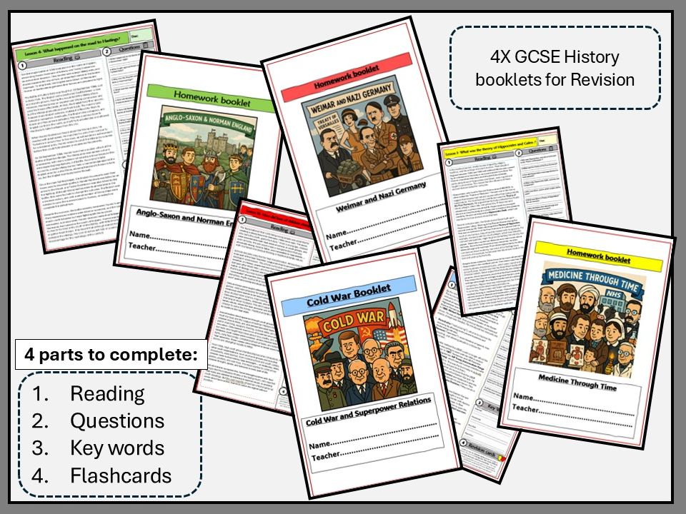 GCSE History Reading booklets