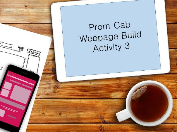 Prom CAB - Webpage Build - Video Guides - GCSE Edexcel ICT