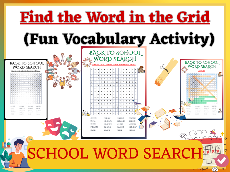 Find the Word in the Grid – Fun Vocabulary Activity