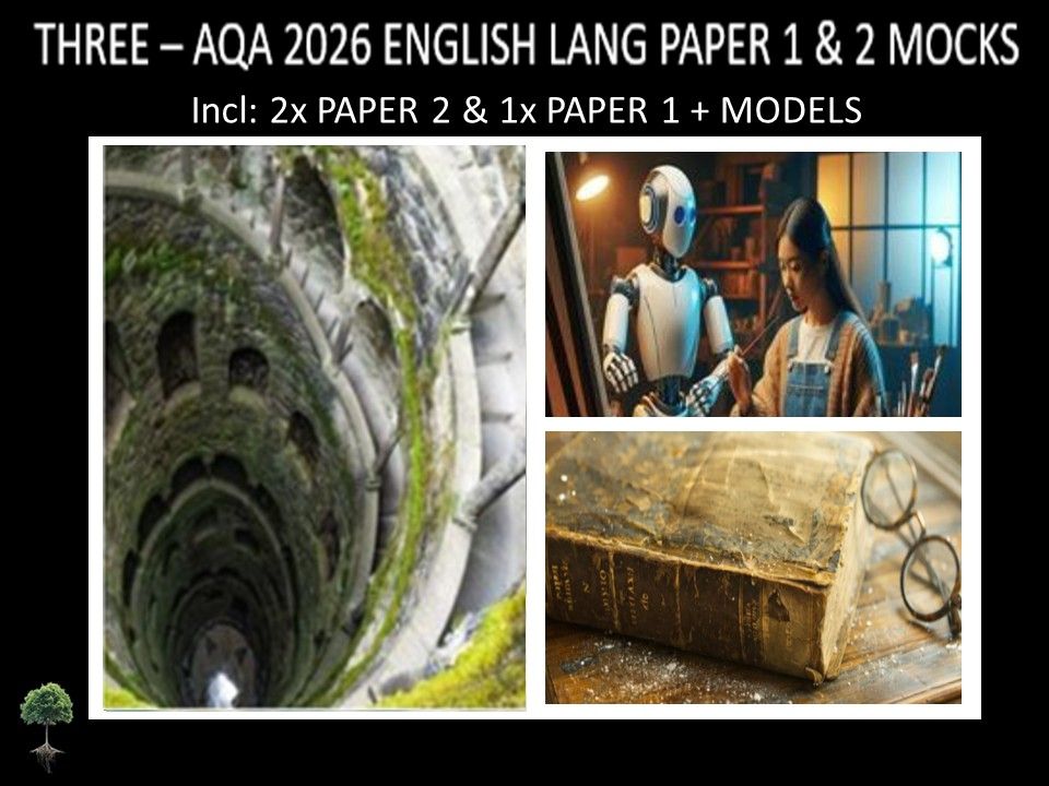 THREE - AQA PAPER 1 & 2 | 2026 FULL MOCKS | MODELS