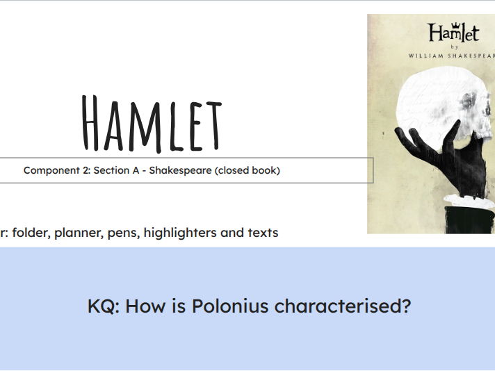 A Level Hamlet - Acts 2 and 3