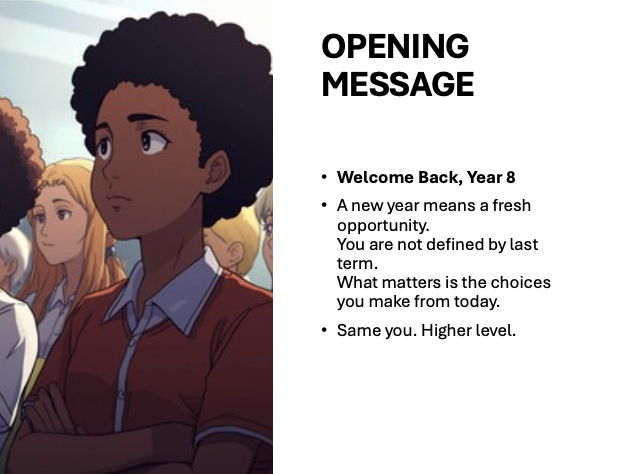 KS3 Welcome Back Assembly | Year 8 Expectations, Awards & Behaviour Reset