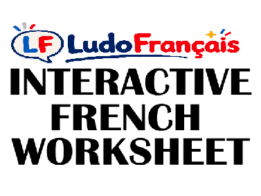 French Interactive Games Worksheets