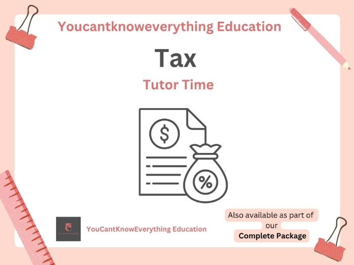 Tax Tutor Time