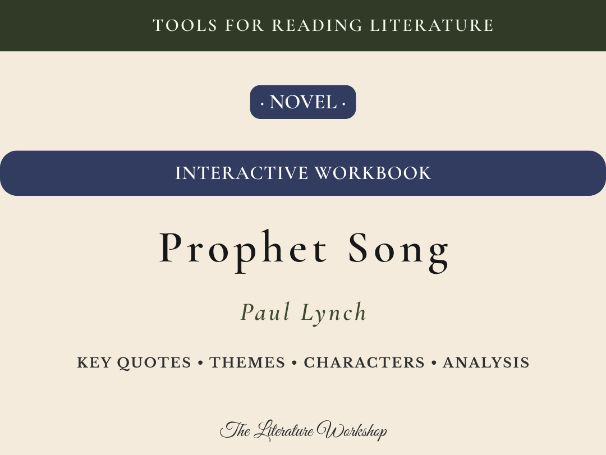Prophet Song – Interactive Literature Workbook: Character, Themes & Literary Analysis