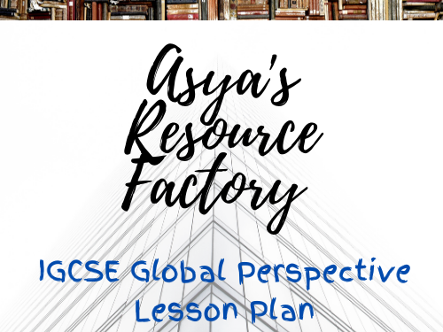 IGSCE Global Perspectives:  Reasoning Skill Plan and Wsheet