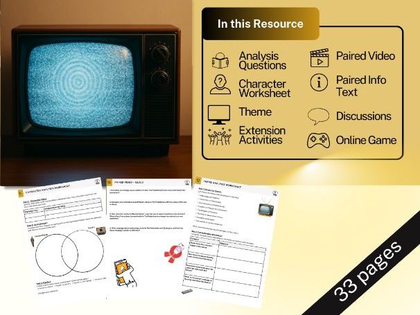 The Pedestrian by Ray Bradbury - 1 Week Teaching Unit - Worksheets, Video + More