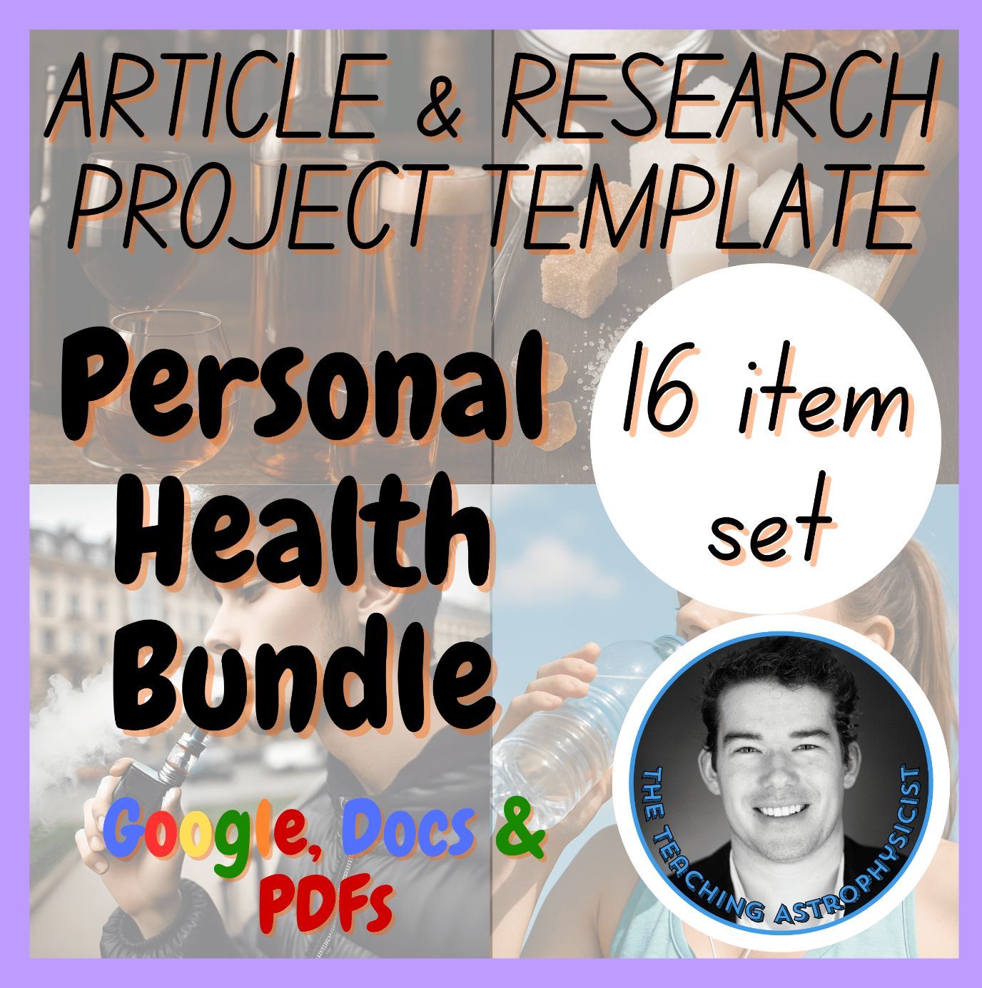 Personal Health | 8 Articles + 8 Research Project Templates | Physical Education