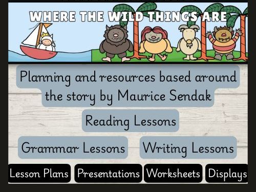 'Where the Wild Things Are' Year 1 English Planning and Resources