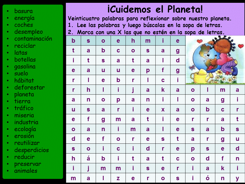 Top 20 Mejores Sopa De Letras Sobre El Medio Ambiente Resuelto En 2022