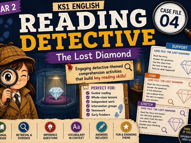 Year 2 Reading Comprehension – The Lost Diamond