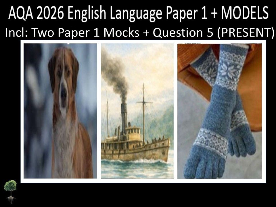 aqa-2026-gcse-english-language-paper-1-and-2-mock-exam-practice-papers-sample-papers-model-answers-indicative-content-full-mocks-q-1-2-3-4-5-question-5-differentiated-support-planning-grids-sentence-starter-banks-level-3-level-4-model-answers-indicative -content-teachers-joseph-conrad-the-heart-of-darkness-colonial-voyage-africa-discovery-jack-london-the-call- of -the-wild-wilderness-dogs-sleigh-yukon-gold-rushquestion-5-descriptive-narrative-writing