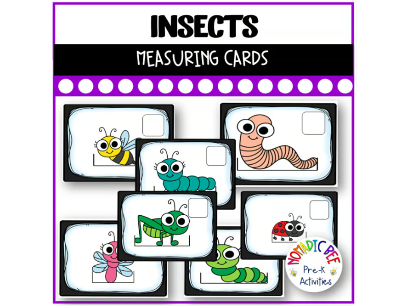 Insect Measuring Cards