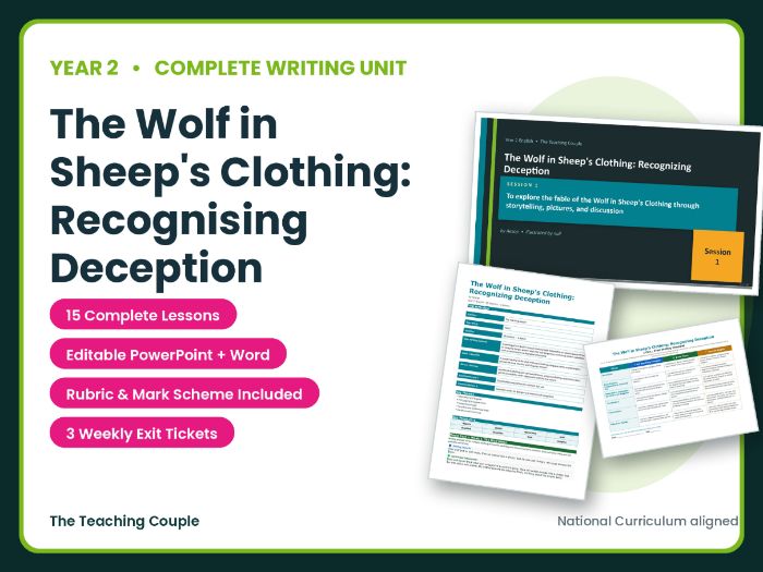 The Wolf in Sheep's Clothing: Recognising Deception | Year 2 English Unit