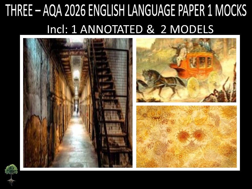 THREE - AQA PAPER 1 |2026 FULL MOCKS |ANNOTATED | MODELS