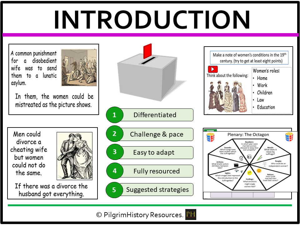 KS3 Suffragettes: How far did Victorian society restrict womens' lives?