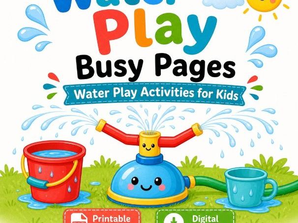 Water Play Busy Pages