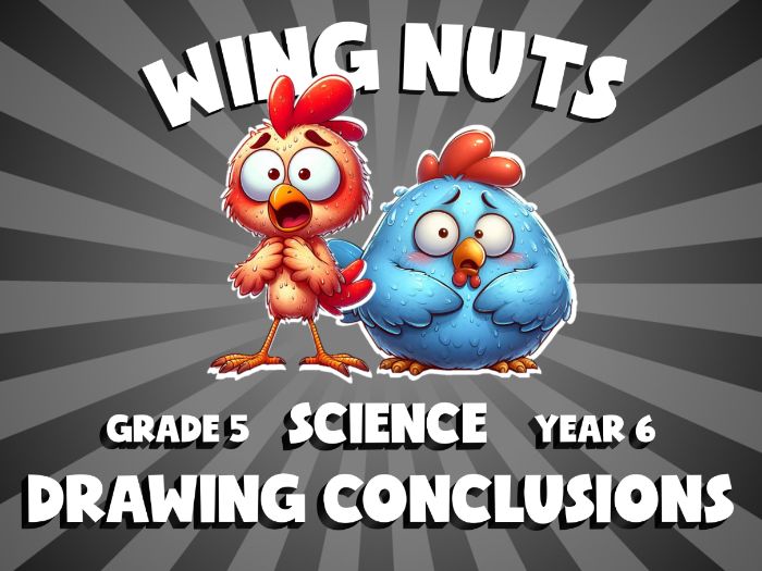 Drawing Conclusions WING NUTS Science Game | No-Prep Year 6 Review Activity