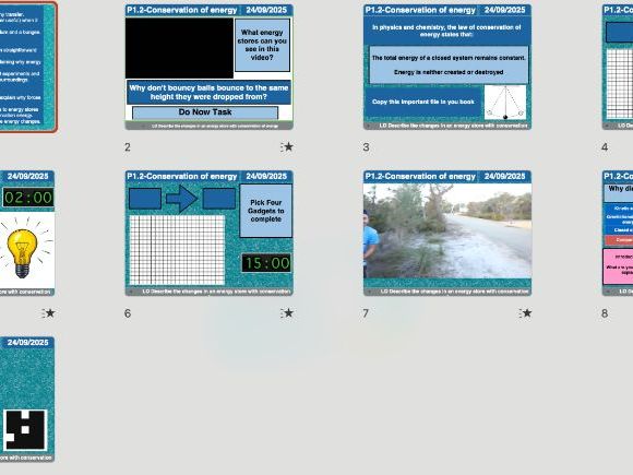 AQA Physics P1.2 – Energy Transfers (Updated 2025 | Editable Lesson + Worksheet + Exam Questions + A