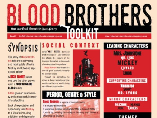 Blood Brothers  Poster A0 pdf