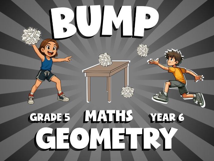 Geometry BUMP Maths Game | No-Prep Year 6 Review Activity