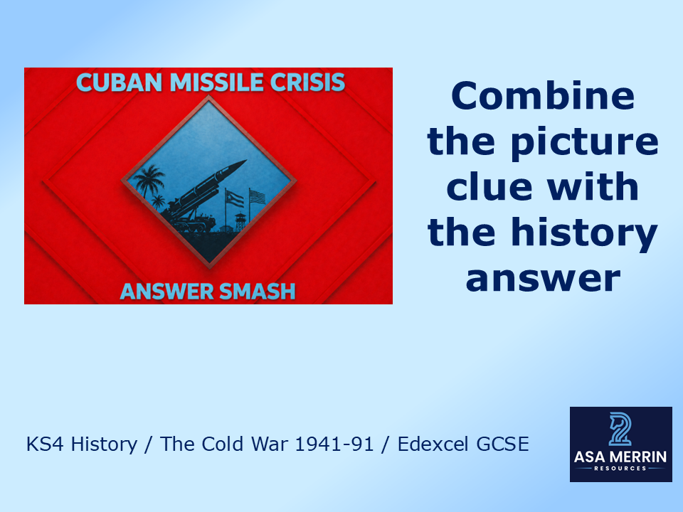 GCSE Cold War | Cold War Crises | Cuban Missile Crisis House of Games Quiz