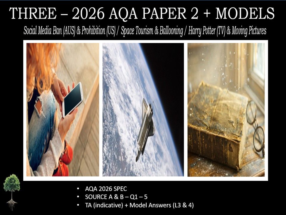 THREE - AQA PAPER 2 | 2026 FULL MOCKS | MODELS