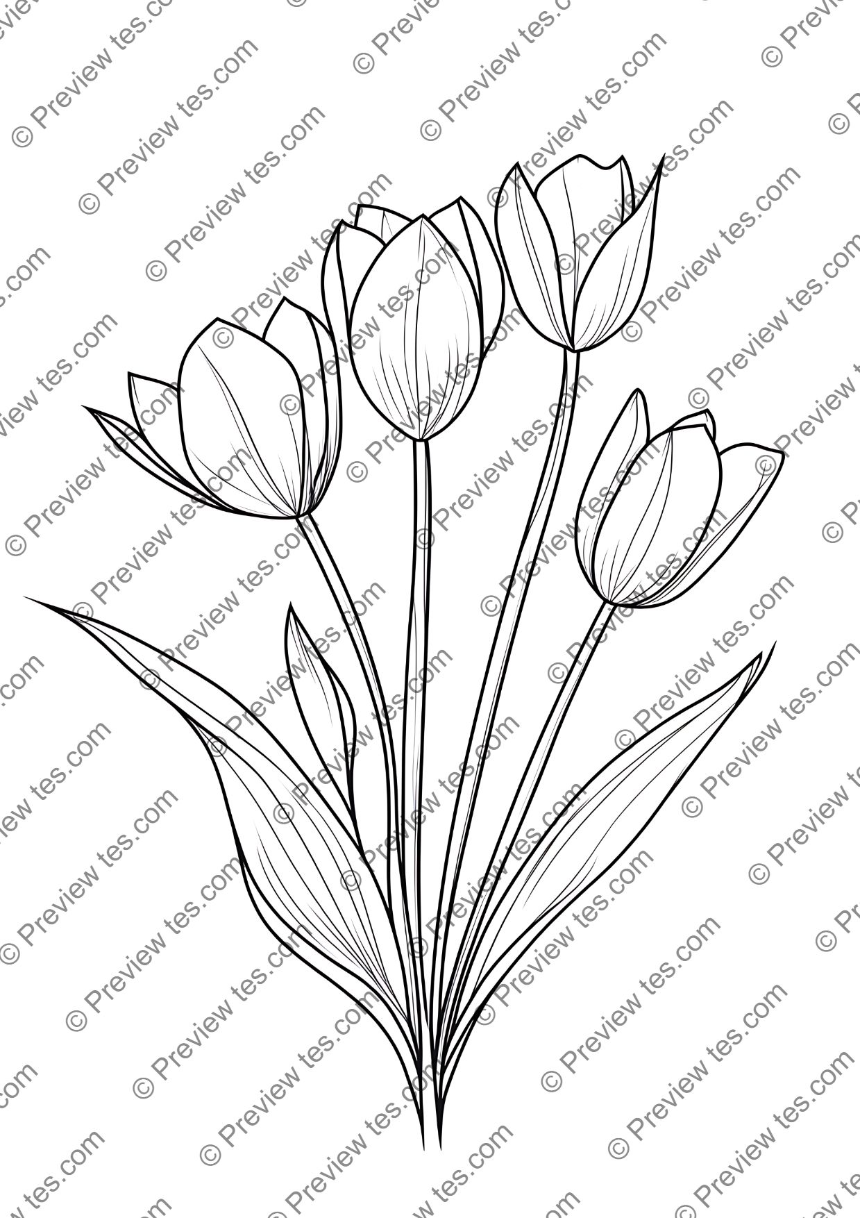 Printable Spring Flowers Colouring Pages | Fun Nature Activity for ...