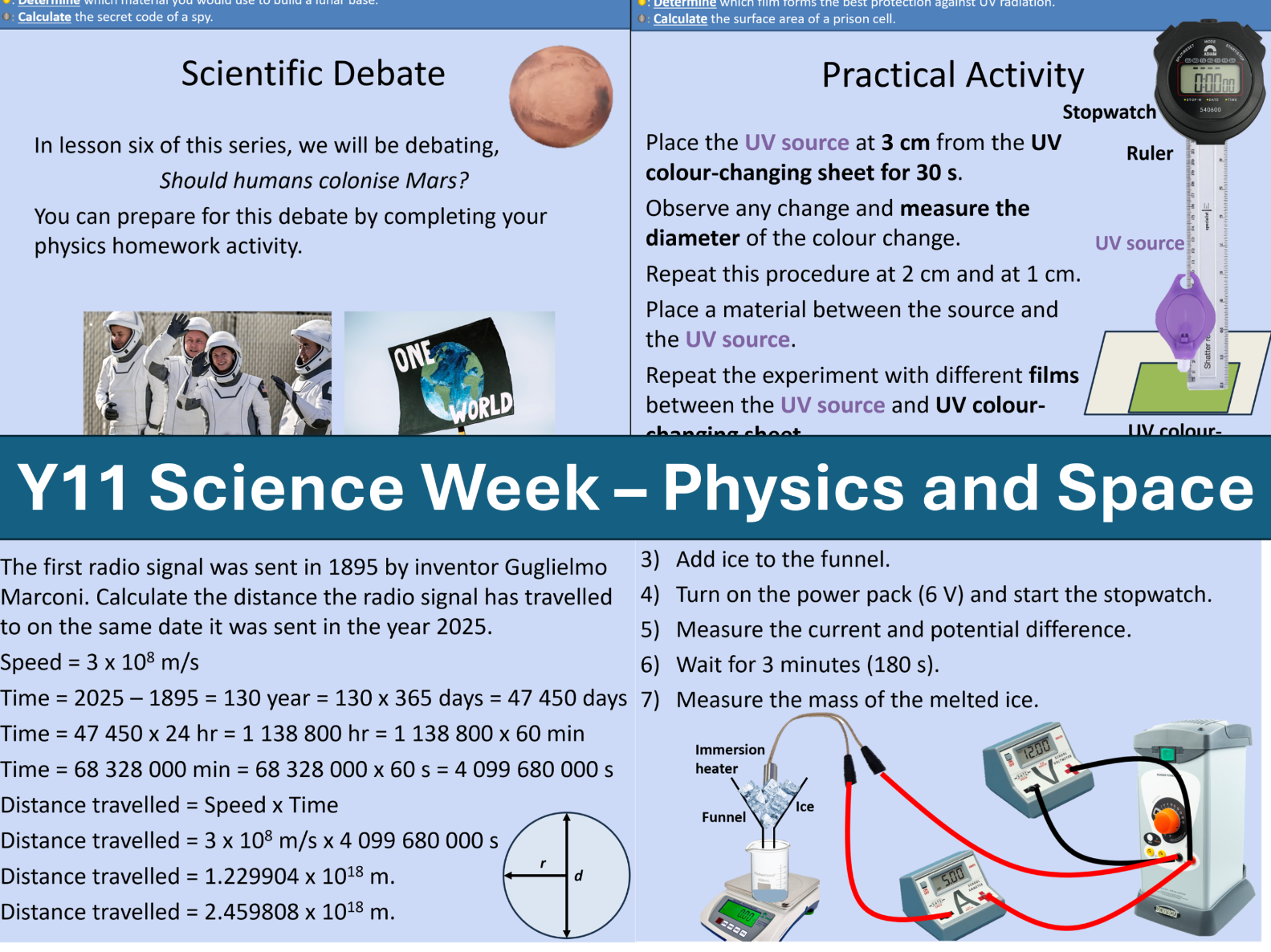 GCSE Physics: Science Week